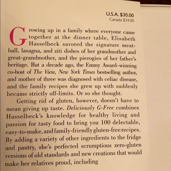 NWT Deliciously G-Free Hardback Cookbook - Picture 5 of 5